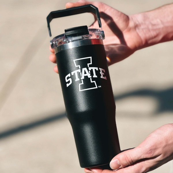 I-State Black Stainless Steel Bucket Handle Tumbler (32 oz.)